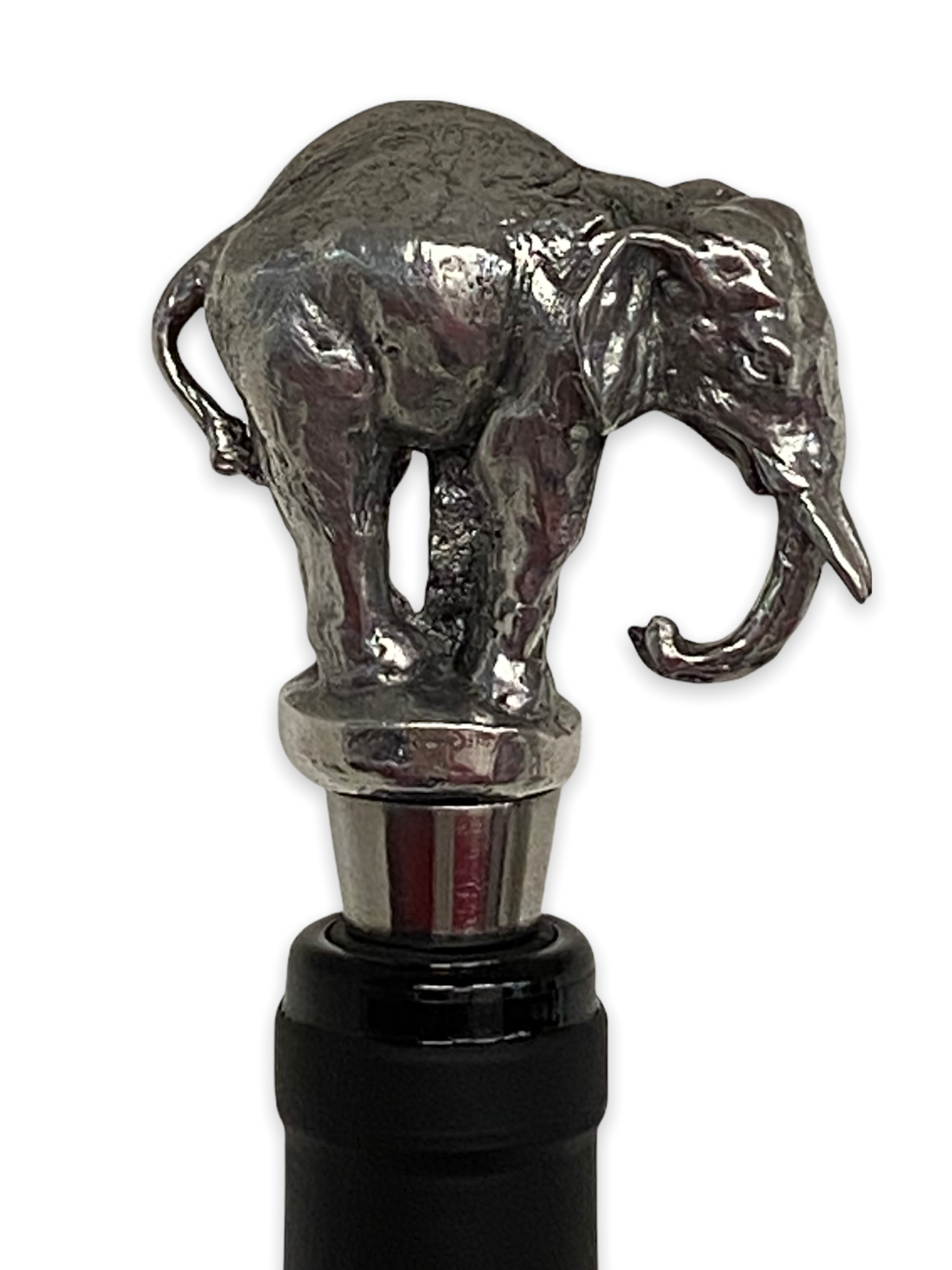 Weinflaschenverschluss Elefant Aluminium  Nur wenige Exemplare 