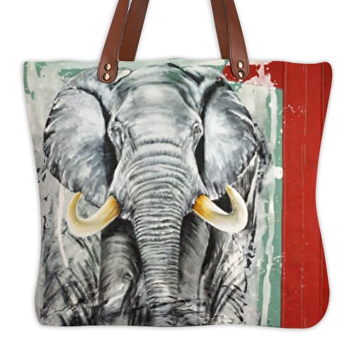 Shopper und Tragtasche Elefant