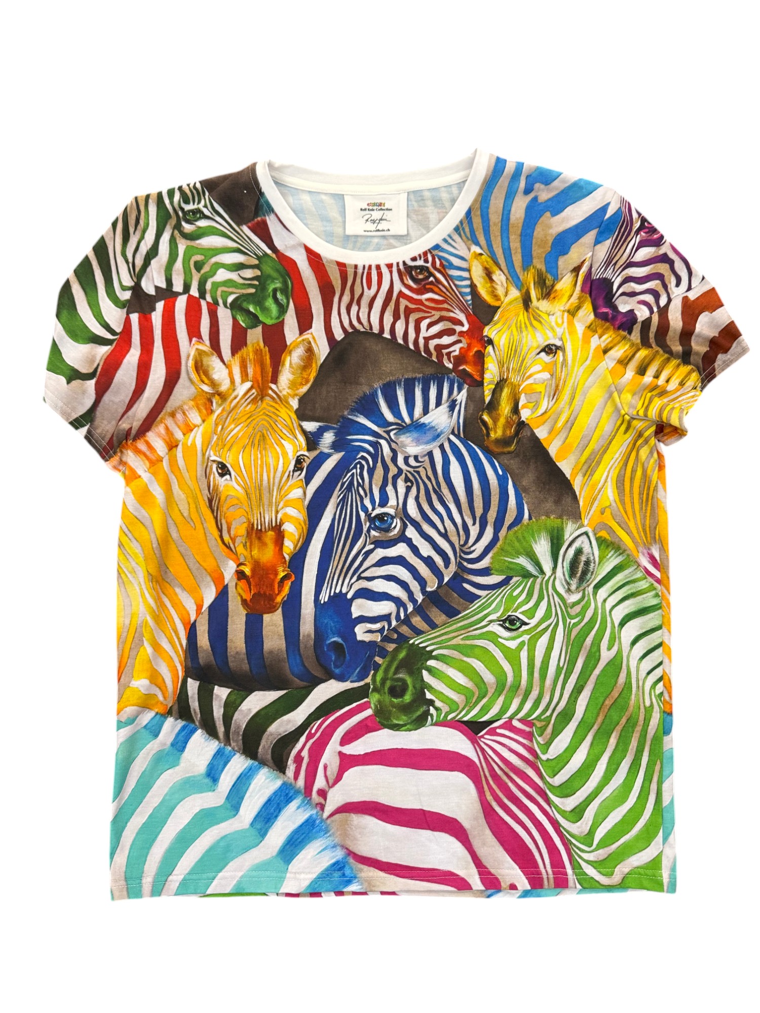 Slim Fit T-Shirt Herren Zebra – Rolf Knie Collection Slim Fit T-Shirt Herren Zebra – Rolf Knie Collection