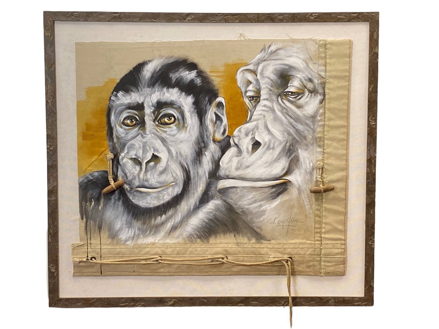 Schimpanse mit Gorilla Verkauft