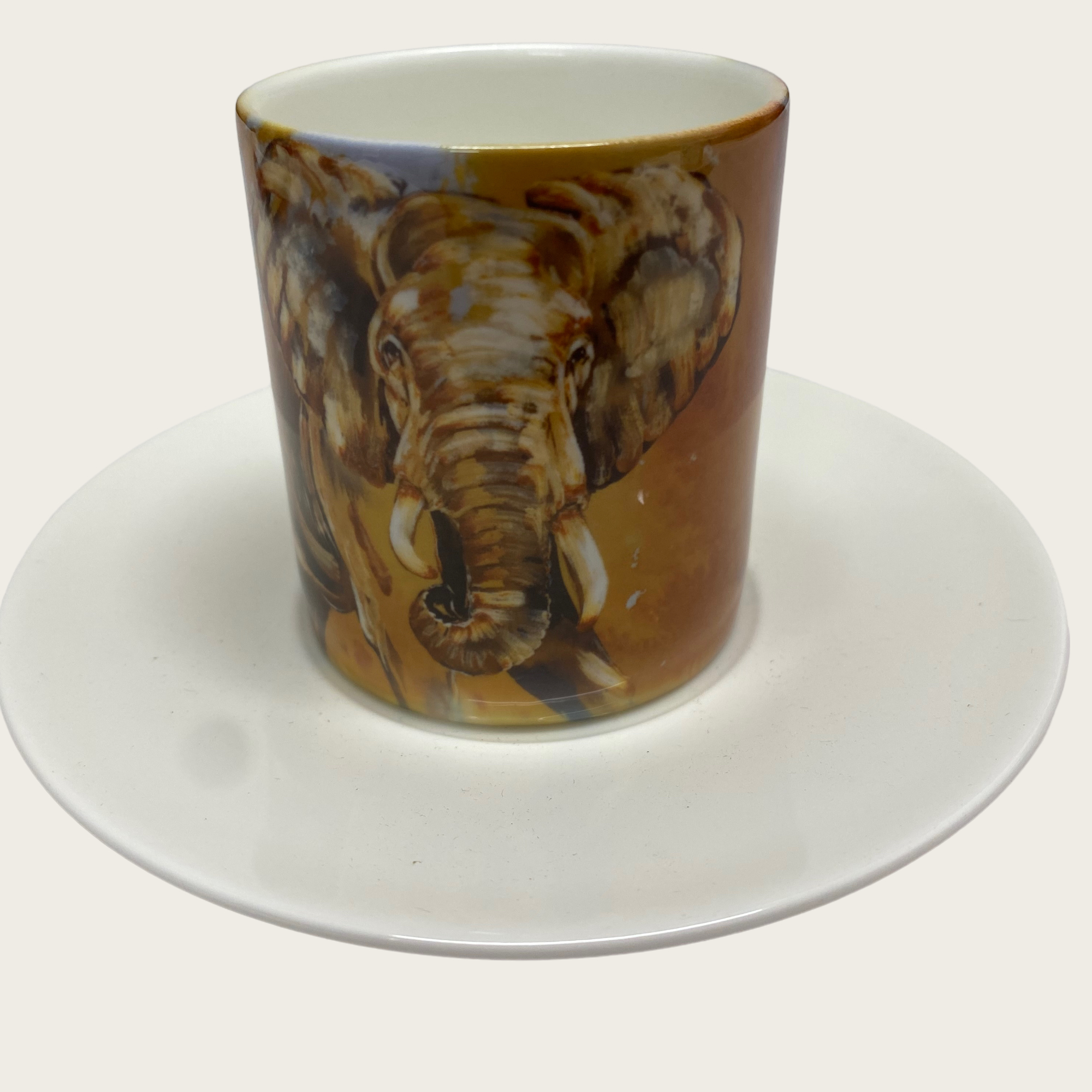 Espressotasse „Elefant braun“