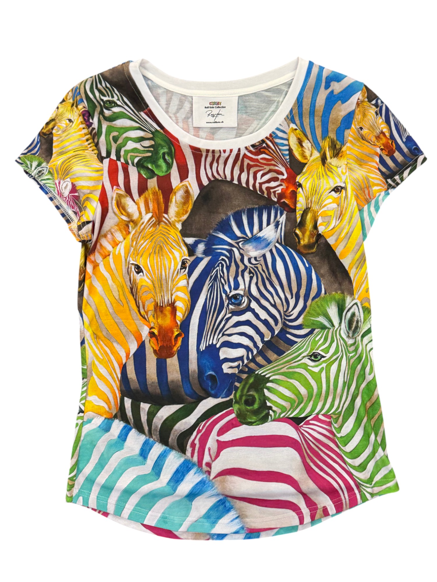 Slim Fit T-Shirt Damen „Zebra“ – Rolf Knie Collection Slim Fit T-Shirt Damen „Zebra“ – Rolf Knie Collection