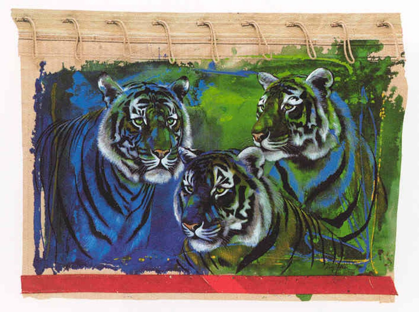 Tree Tigers 24 x 30cm