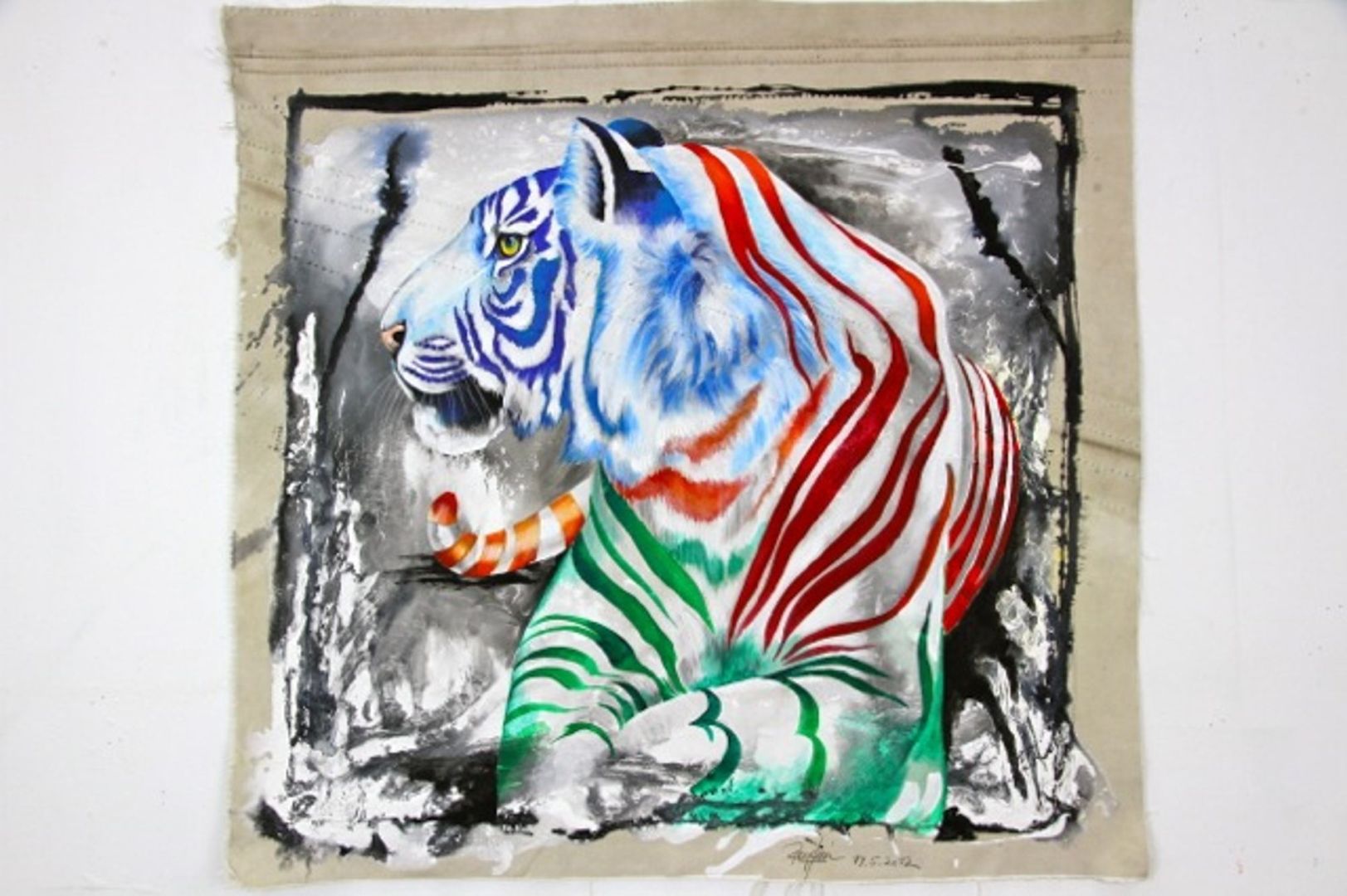 Tiger in Farbe