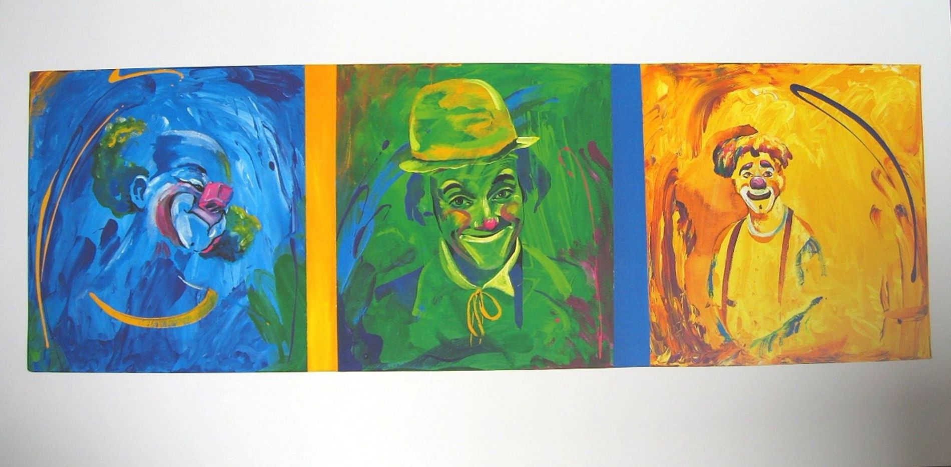 Clown Trio 22,5 x 50cm