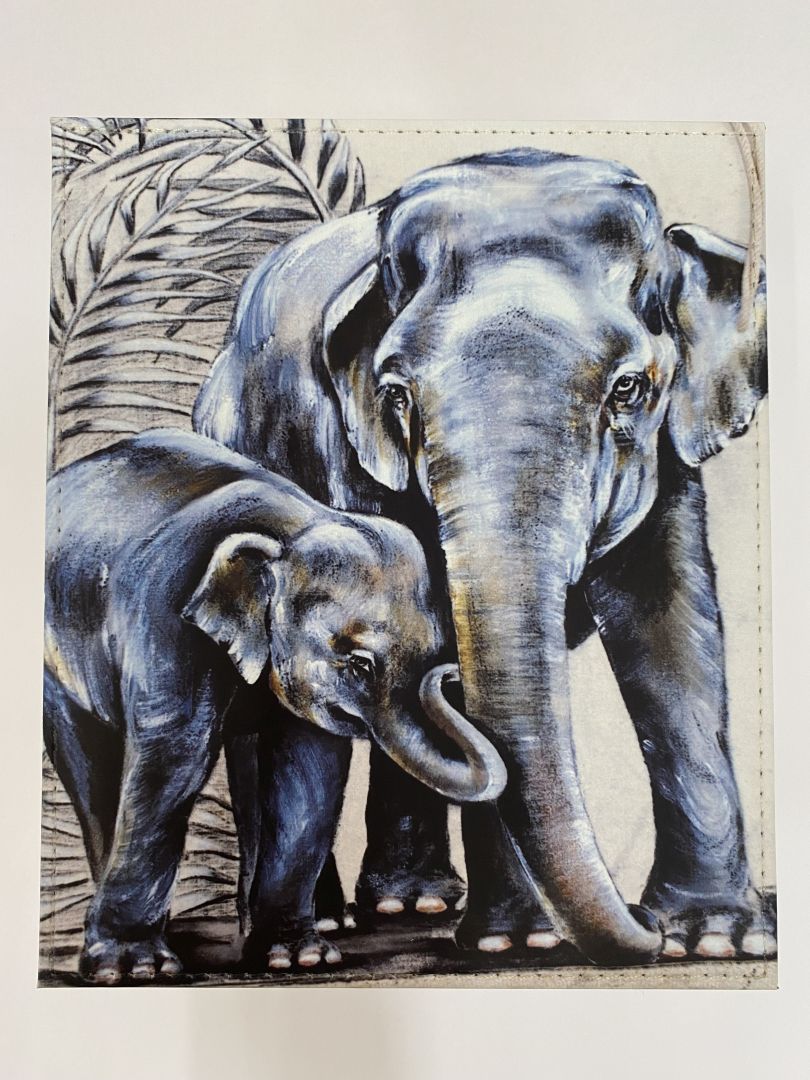 Schmuckdose Elefant mit Junge